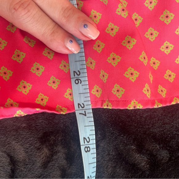 Pink and khaki print blouse from Foxcroft. Size XL. Long sleeve. Wrinkle… - Picture 3 of 9